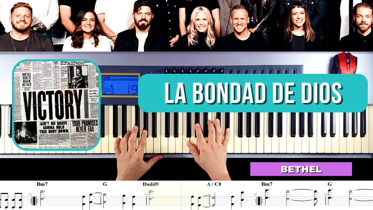 рџћѓрџћ La Bondad De Dios Goodness Of God Bethel Piano Partituras рџ ґрџ µ