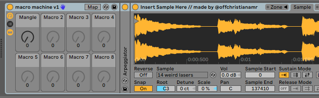 One-Knob Sample Mangler for Ableton Live 10