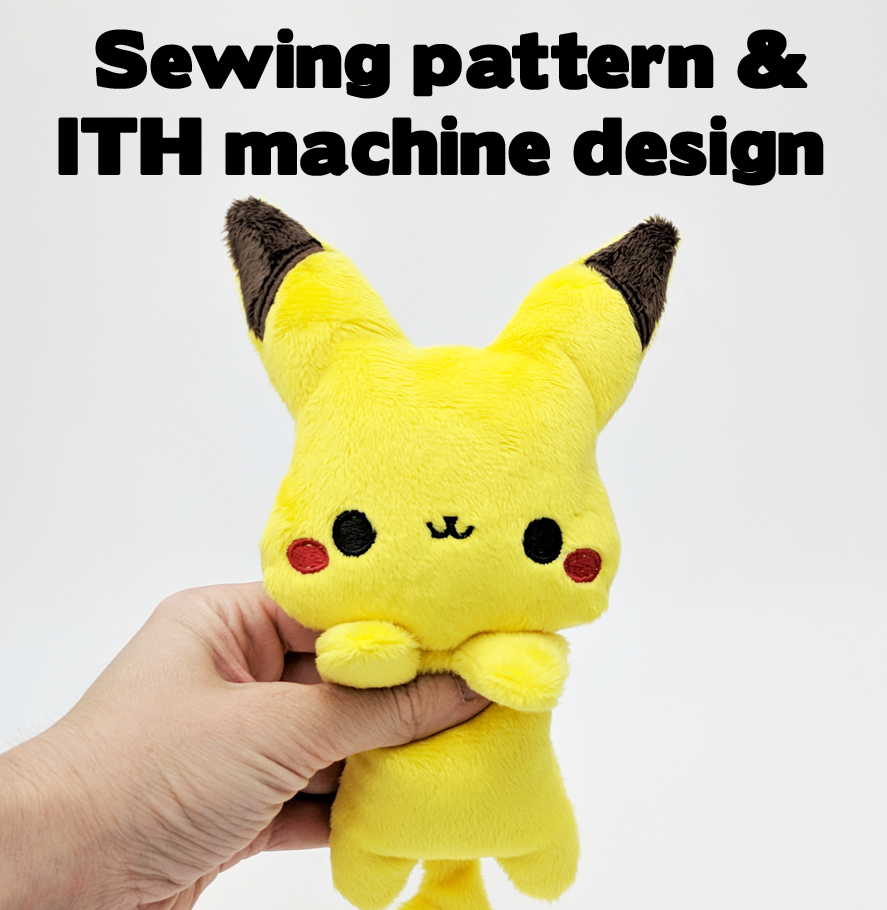 pikachu sewing pattern