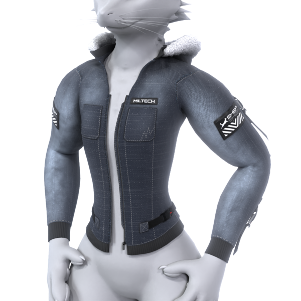 Tech Wear Jacket for Rexouium by Shep Shep