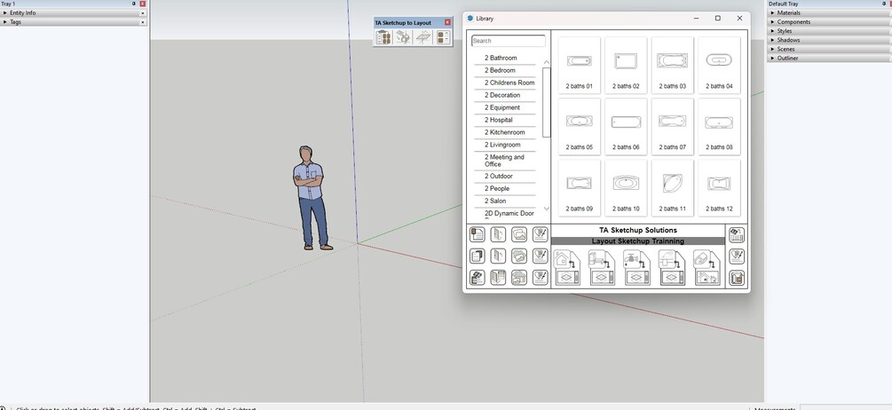 TA Sketchup to Layout - Commercial version