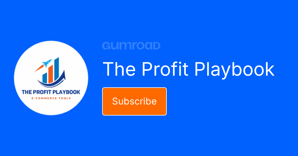 The Profit Playbook