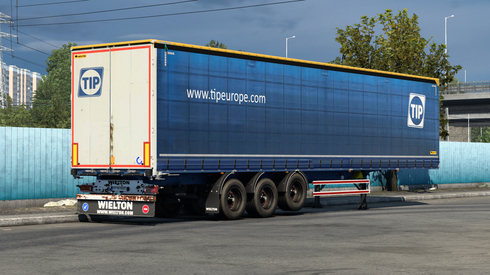 Tip Trailer Services skin for Wielton .ETS2 by ANGYALFOLDI