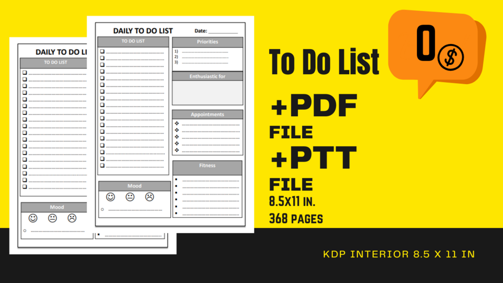 Daily to do list 8 5x11