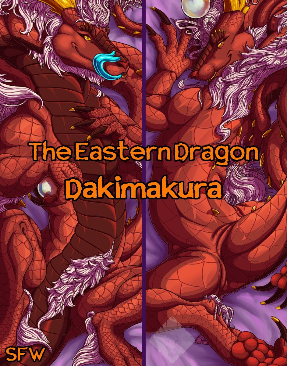 The Eastern Dragon Dakimakura Body Pillow