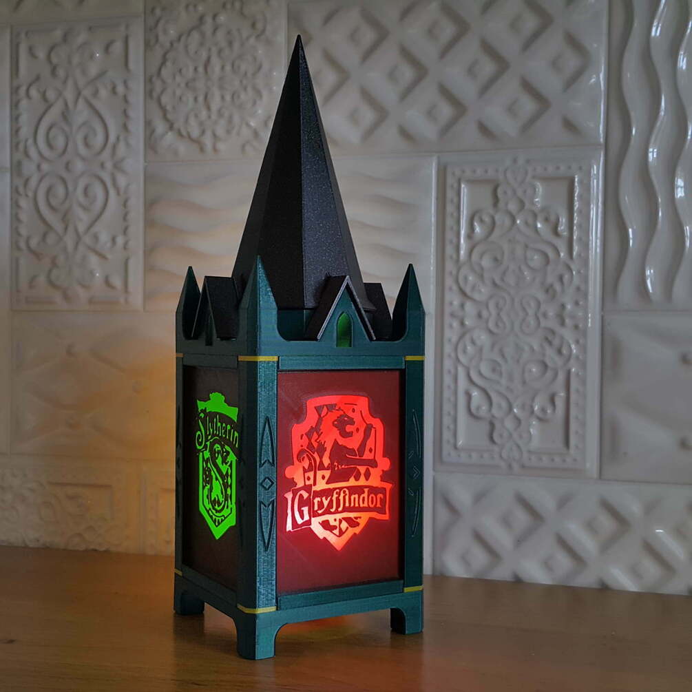 3D Printable Harry Potter Lantern - Hogwarts Coats of Arms