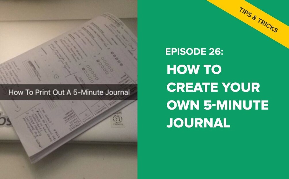 Hacked 5-Minute Journal