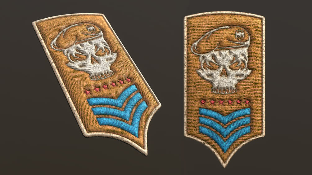 Embroidered Patches Generator Made in Substance 3D Designer