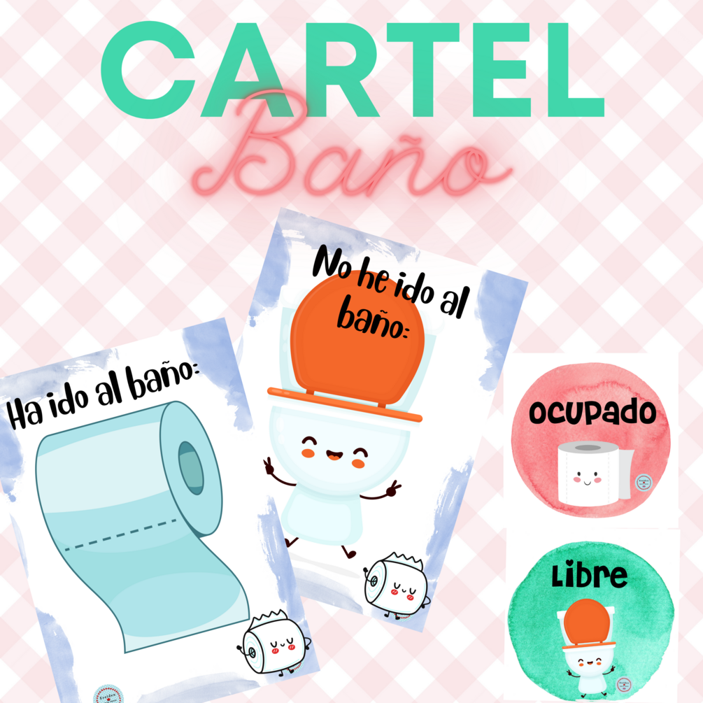 CARTEL BAÑO