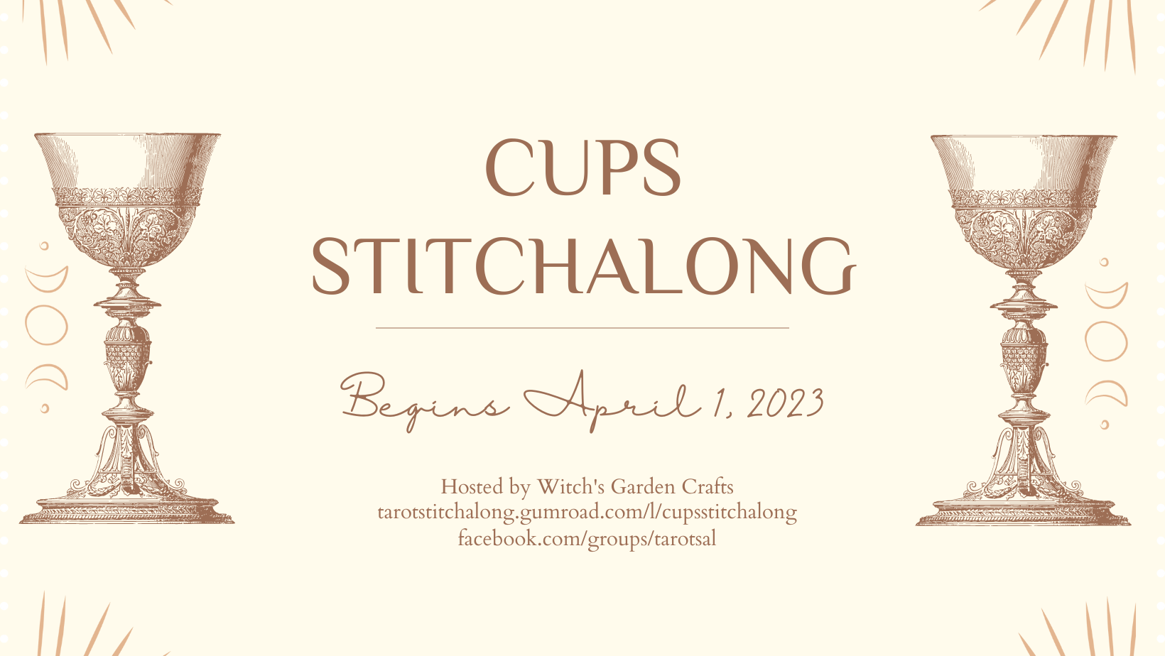 Tarot Cups Stitchalong