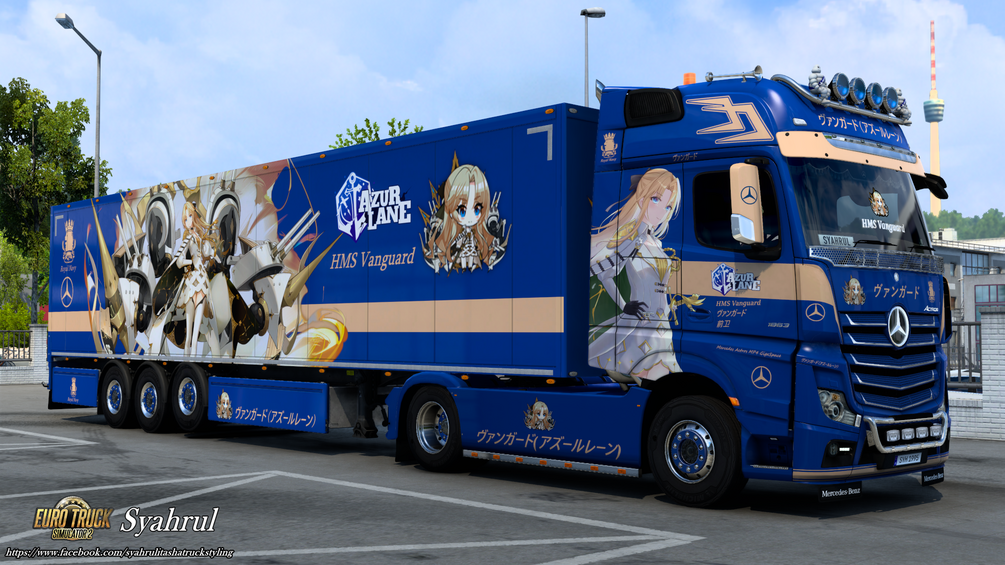 [ETS2] HMS Vanguard | Azur Lane [Combo Skinpack] by Syahrul Itasha Truckstyling 痛トラック
