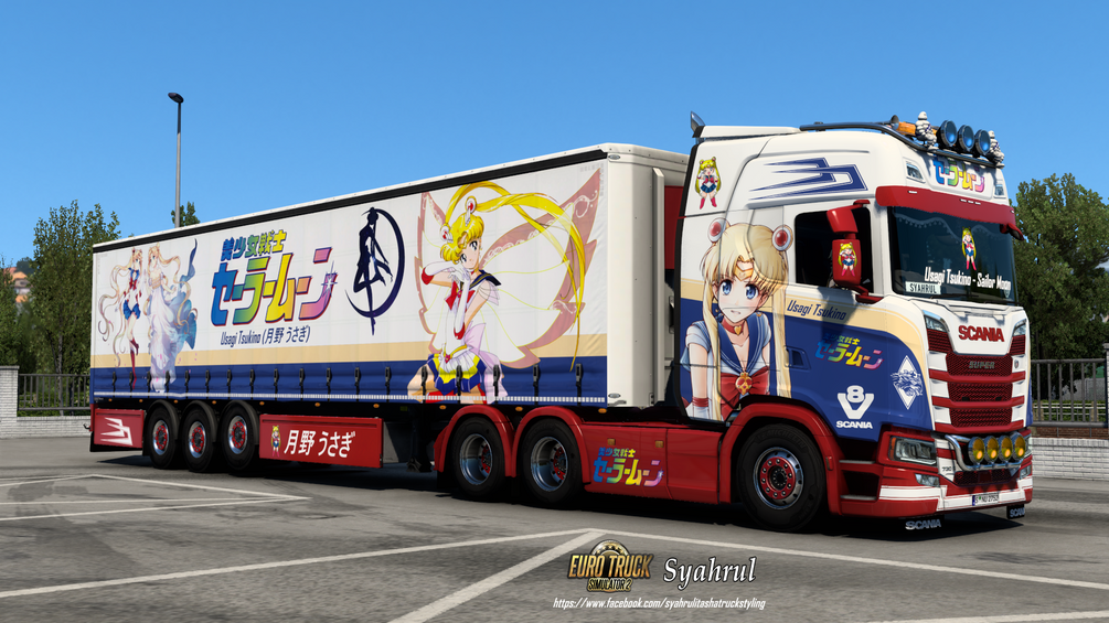 [ETS2] Usagi Tsukino | Sailor Moon [Combo Skin] by Syahrul Itasha Truckstyling 痛トラック