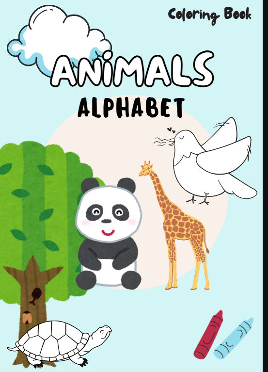 ANIMAL ALPHABET COLORING BOOK
