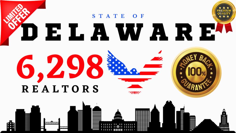 RealProspect Premium USA Realtor Leads State of DELAWARE