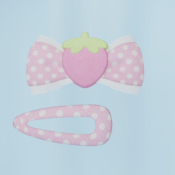Strawberry Hairclip