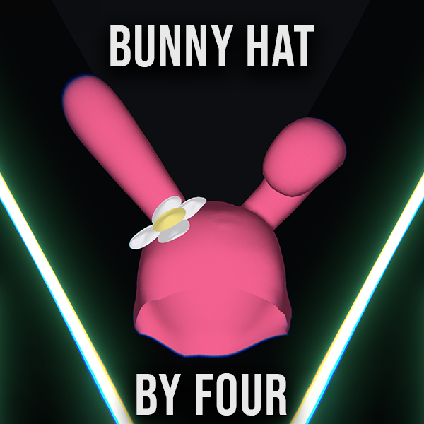 Bunny Hat (Rigged!) - [Commercial License]