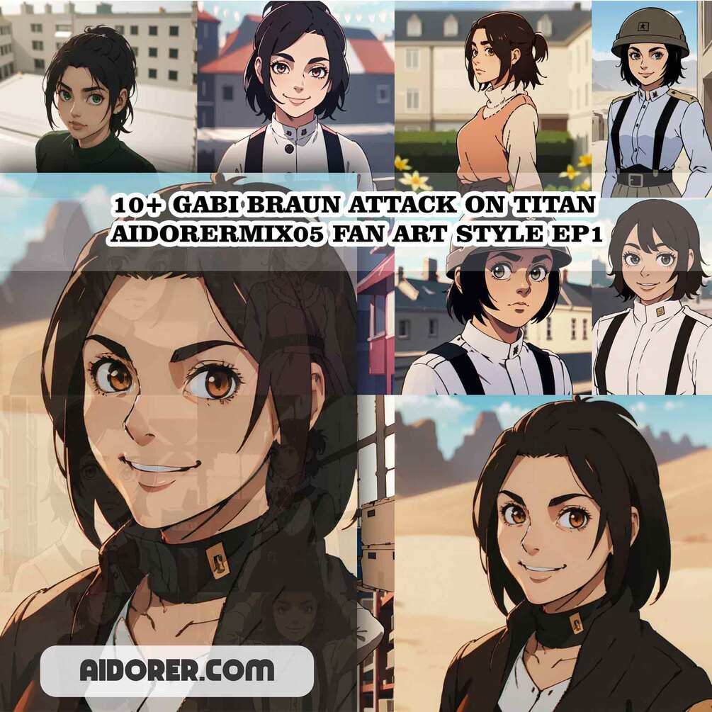 10+ GABI BRAUN ATTACK ON TITAN AIDORERMIX05 FAN ART STYLE