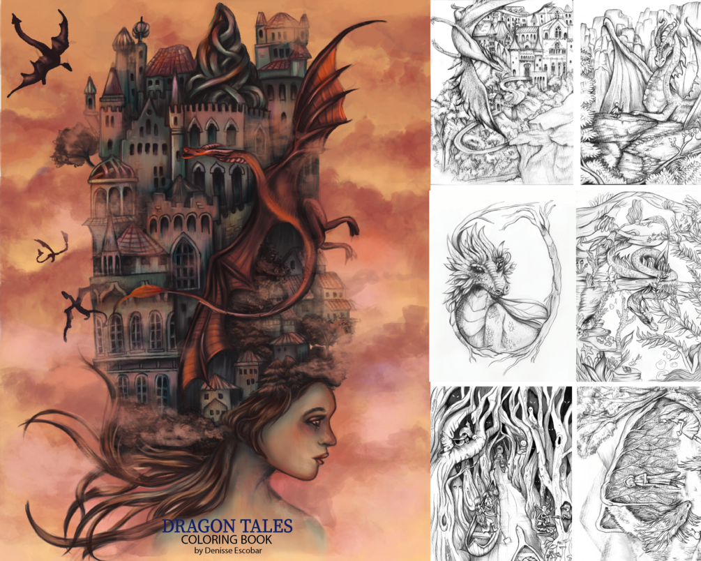 20 Free Printable Fairy Tales Coloring Pages, image size:1005x804