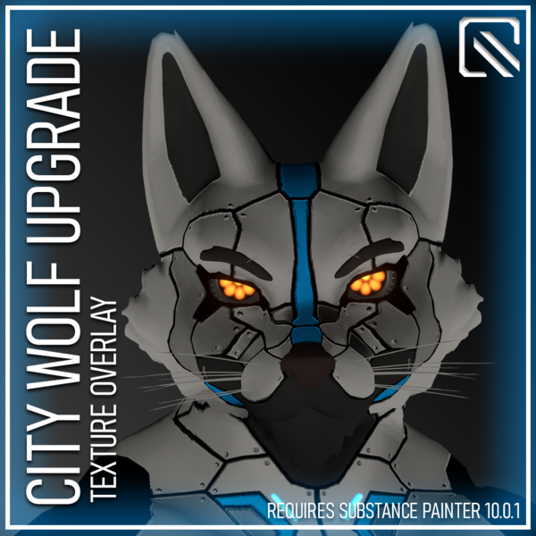 Quantum Robotics Reval City Wolf Generation 1 (Texture Overlay)