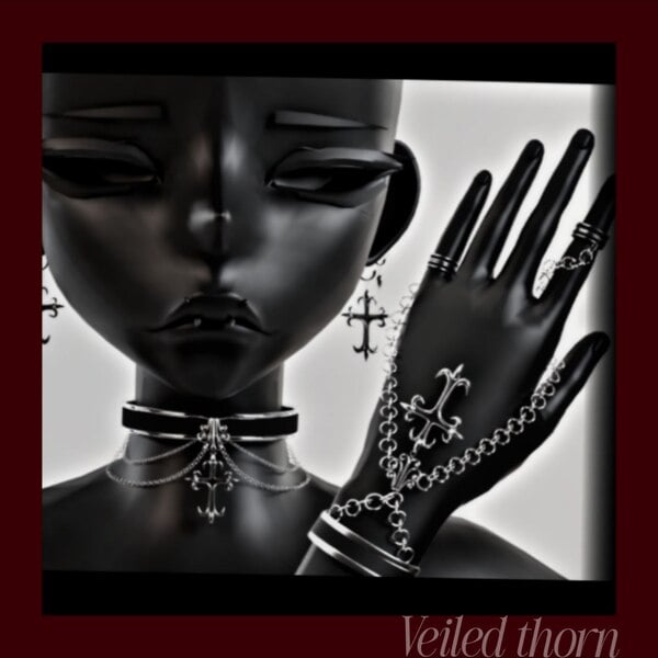 Gothic cross set