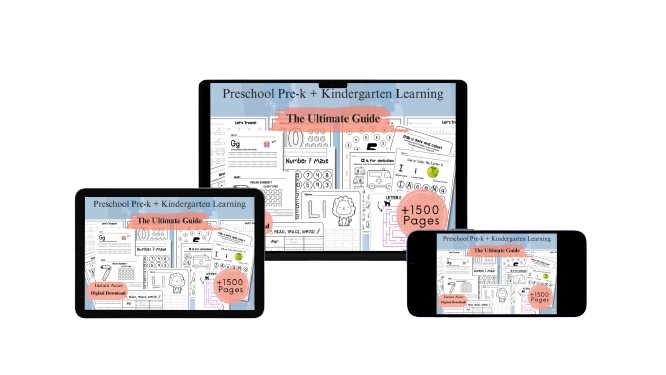 The Ultimate Guide To Preschool Pre-k + Kindergarten Learning