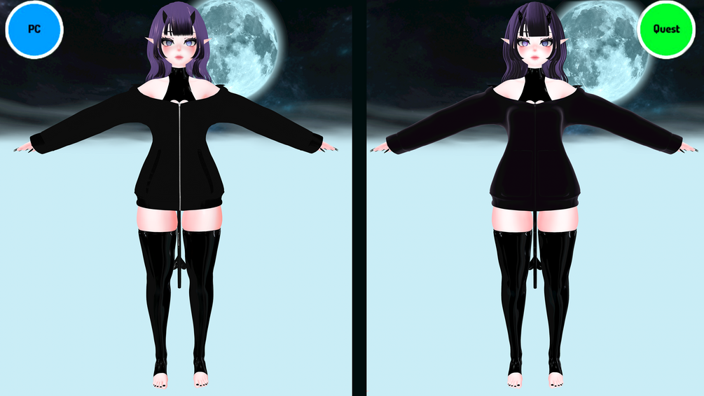 Hina kamisama ni natta hi VRChat 3D model rigged