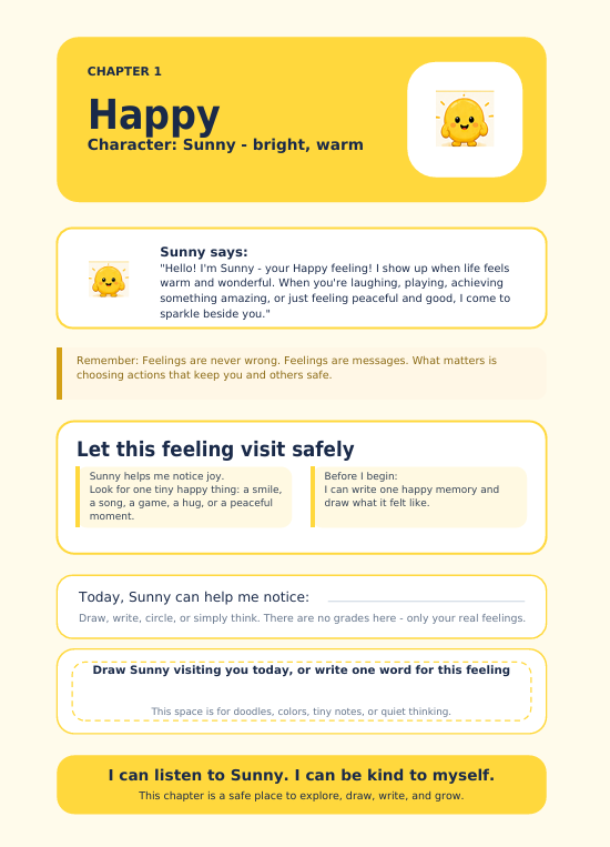 My Big Feelings Journal — A Safe Space for Every Emotion preview image 14