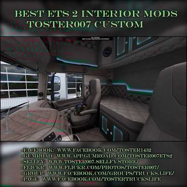 Interior DAF Euro 6 Holland 2 ETS 2 #6 by Toster007