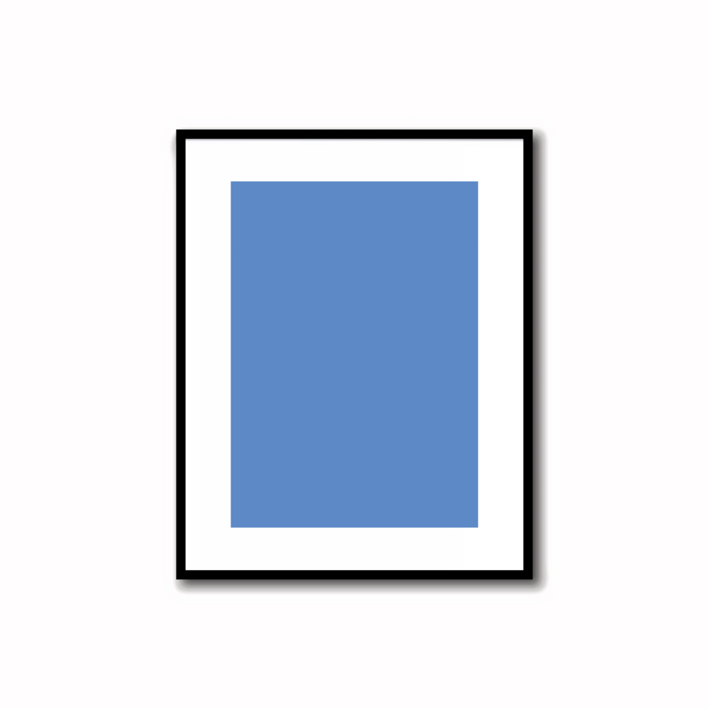 Faded blue swatch art