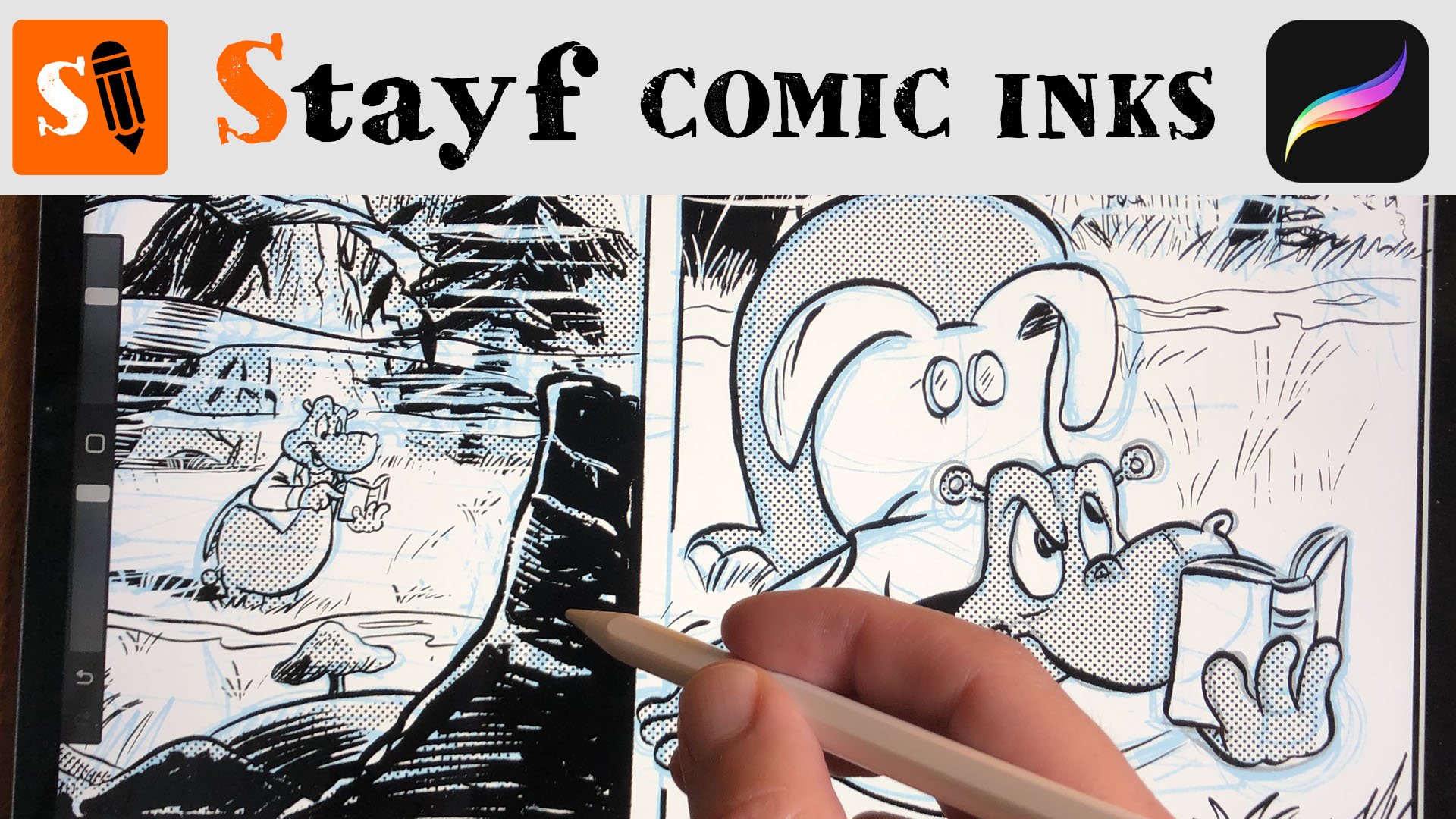 Stayf Procreate Comic Ink Brushes Stayf Draws