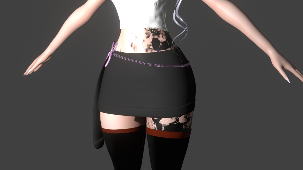 Tyuzu Victoria Secret Skirt, y2k, twice