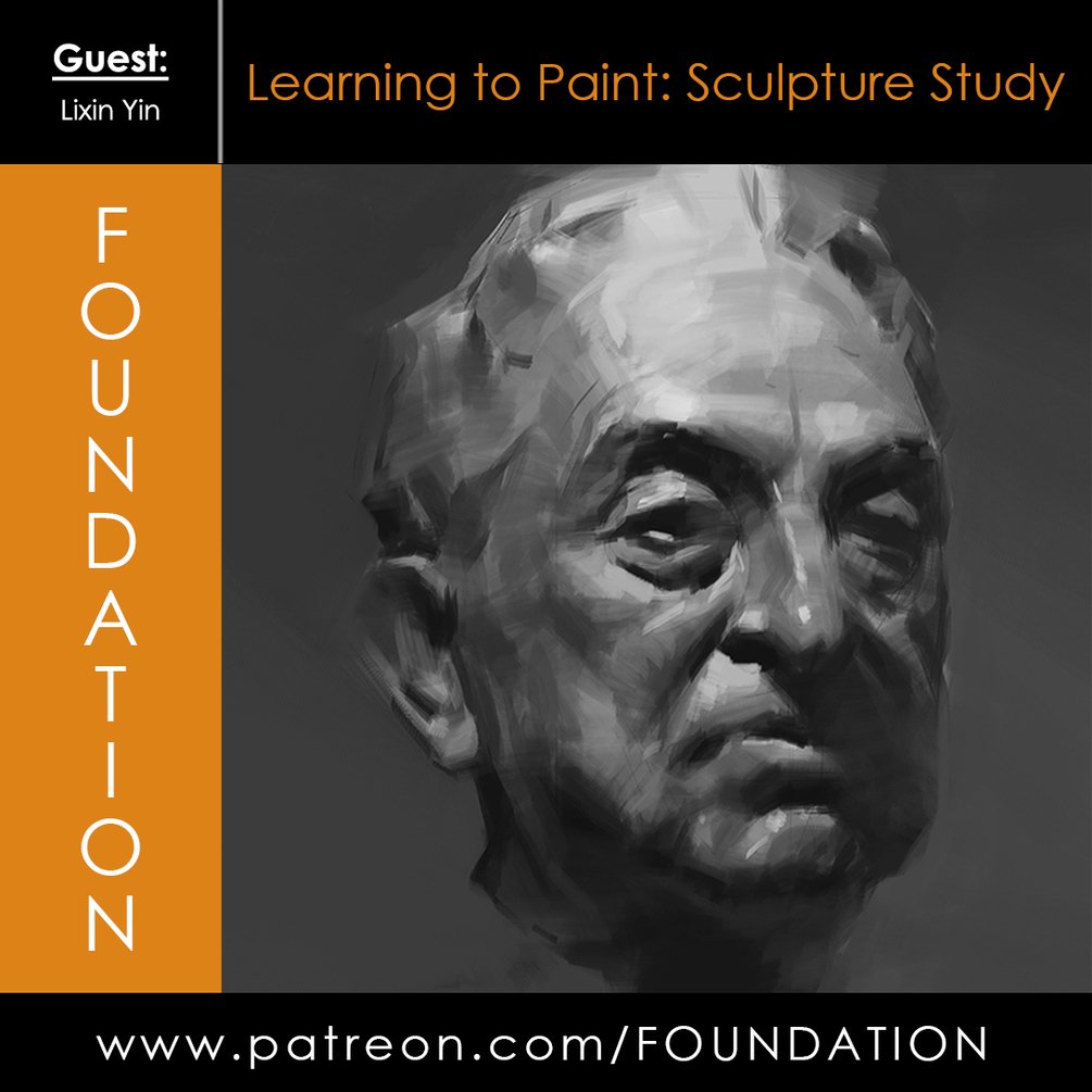 ArtStation - Foundation Art Group - Speedpainting - Drawing Inspiration  from Explorative Brushstrokes with Lixin Yin