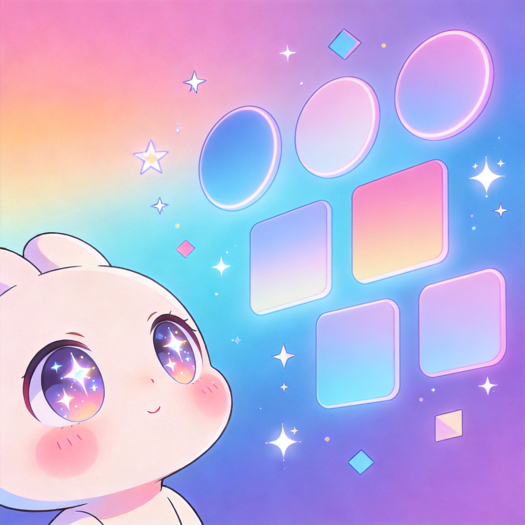 Vol. 3 — Cute-Tech Sticker Pack (36 stickers)