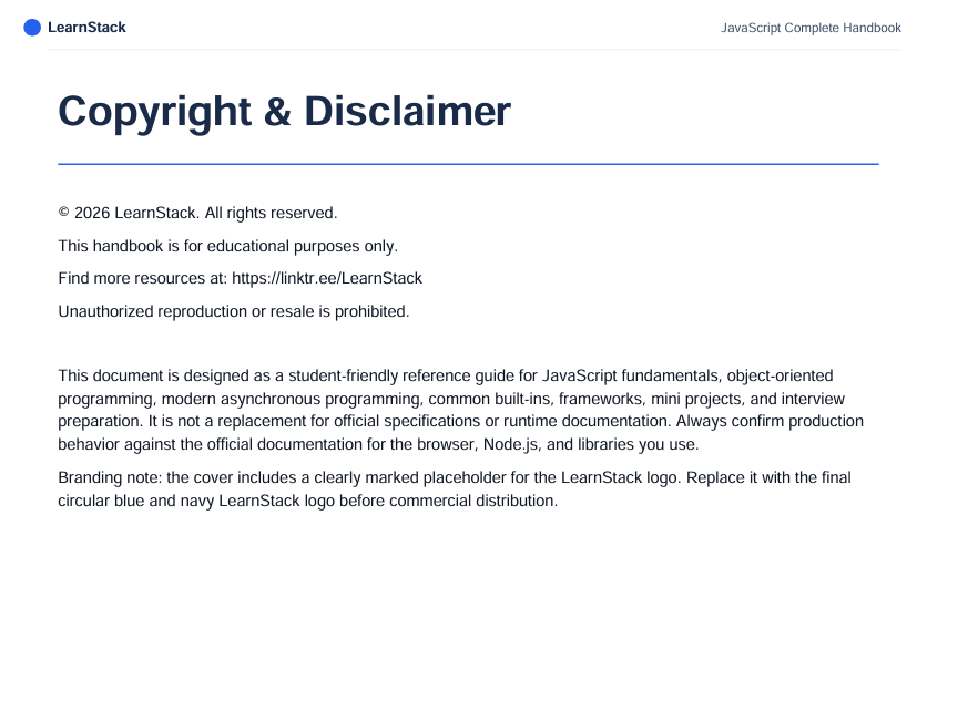 JavaScript HandBook preview image 5