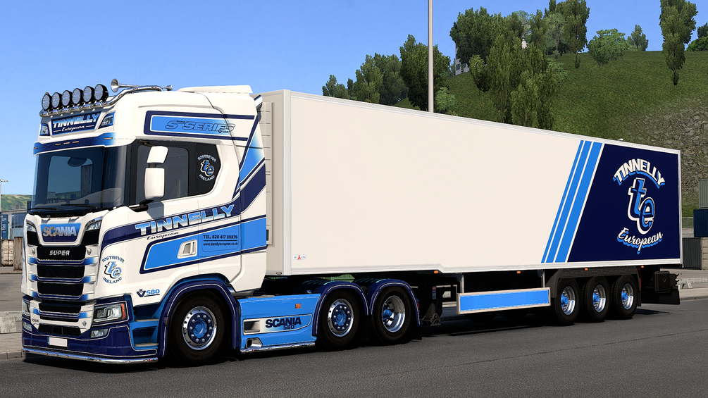 ETS2 TINNELLY S SERIES & TRAILER by P&G SKINWORKS