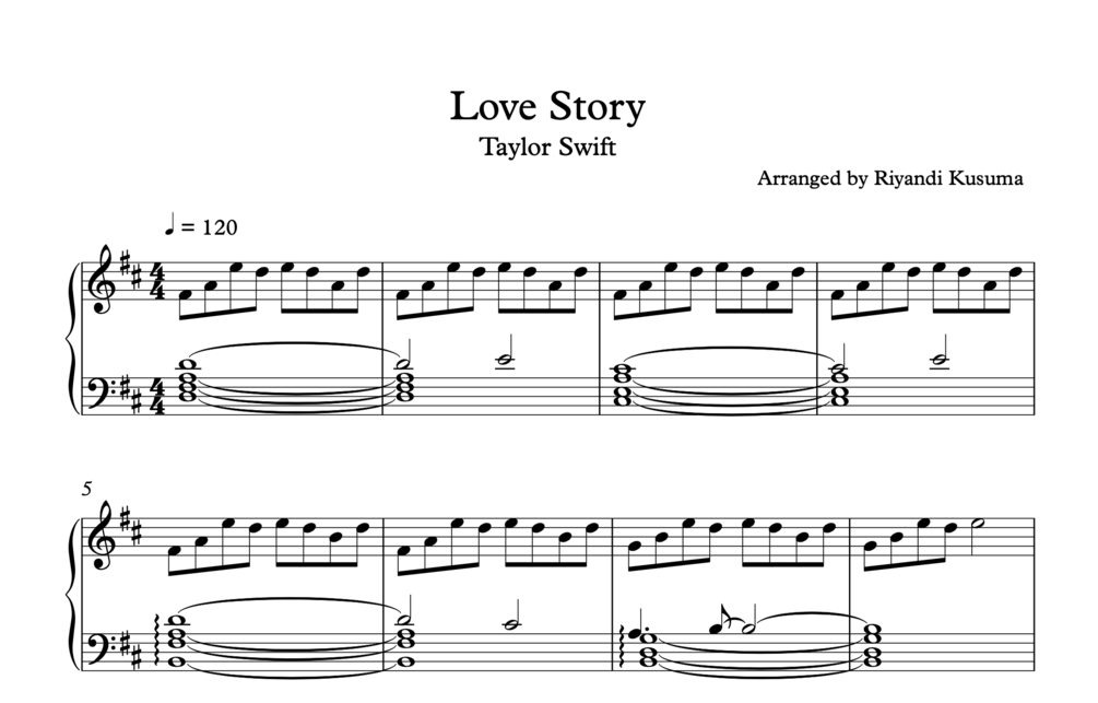 Taylor Swift Love Story Sheet Music   Xdbhrnwbfztzmhg9tl2ju0hd84cw