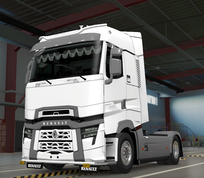 [ETS2] Renault T Gray & White [1.48 | 1.52] by John's Customs