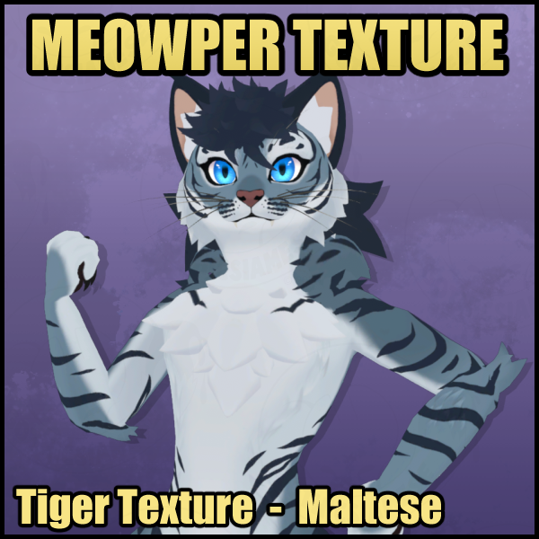 Meowper Texture | Tiger | Maltese by Gothic Siamese