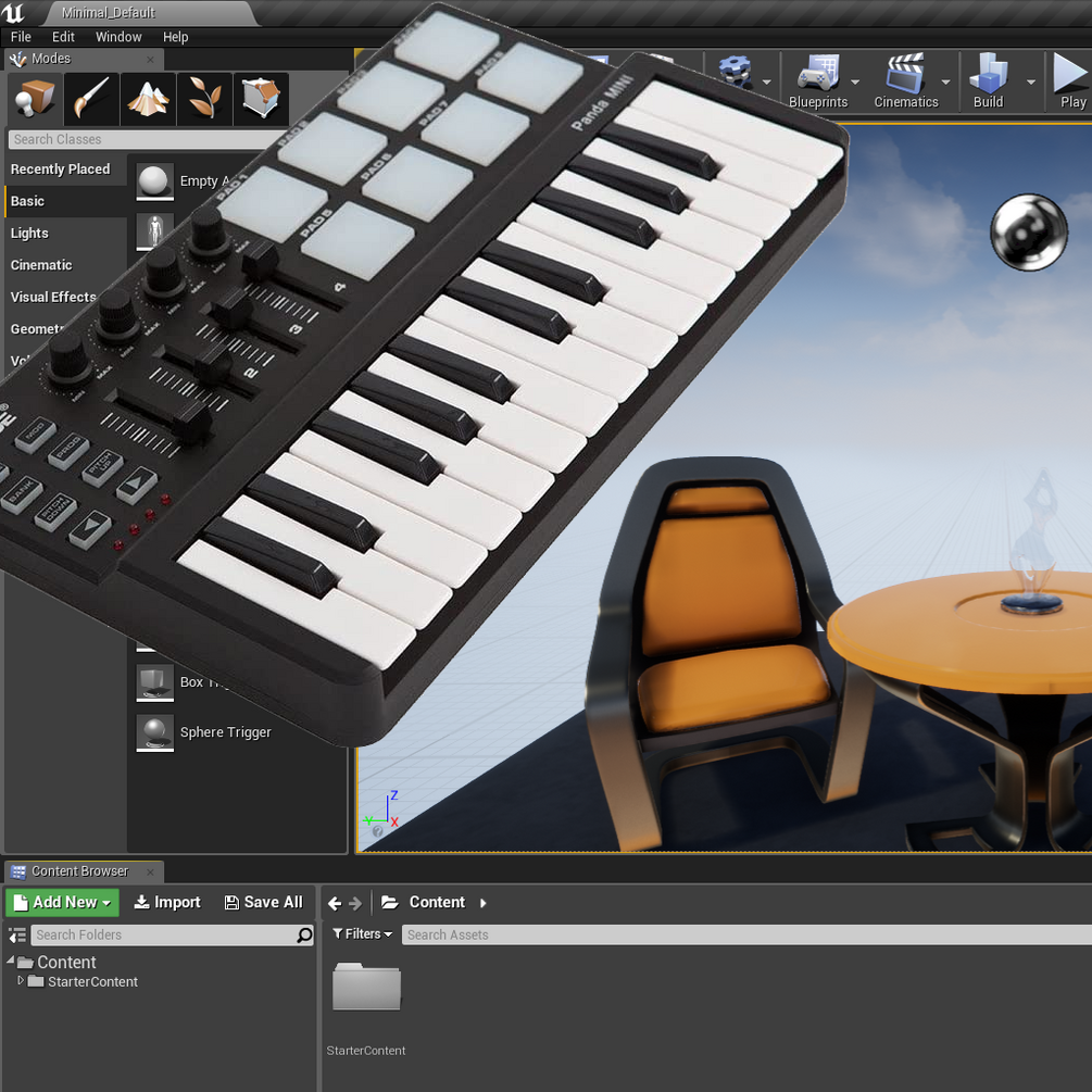 Virtual Midi Keyboard in Blueprints - UE Marketplace