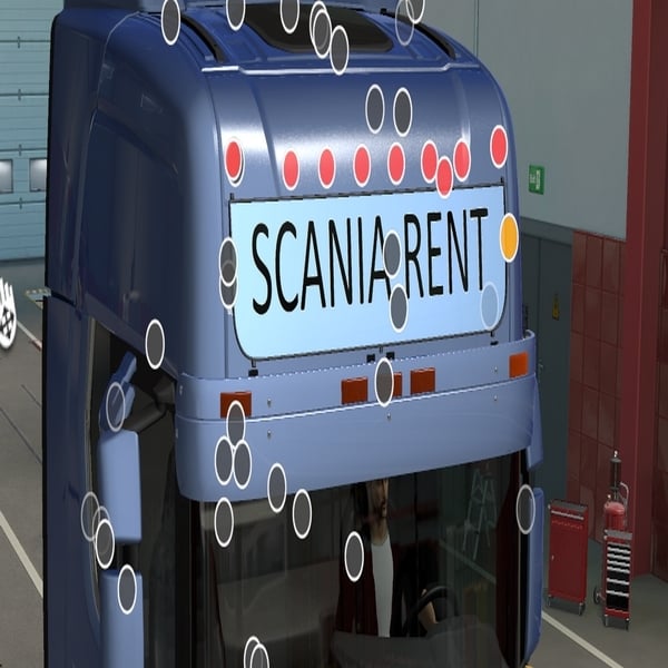 [roof lights tuning part] Scania NG Dutch Lightbox signs by WC007 D3SIGN