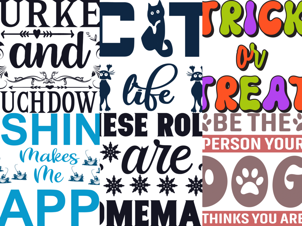 T-shirt designs package of+450 professional, high-quality designs