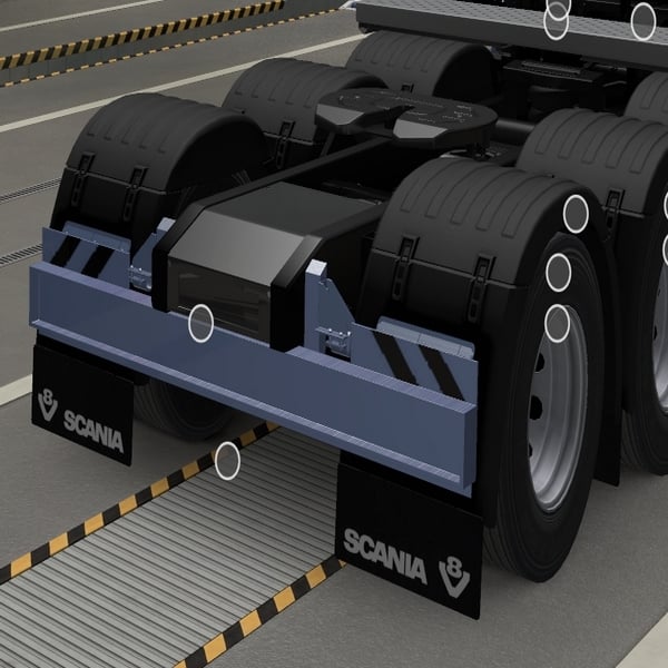 *[coverbum tuning part] Scania NG old skool bumper chassi cover V2 by WC007 D3SIGN