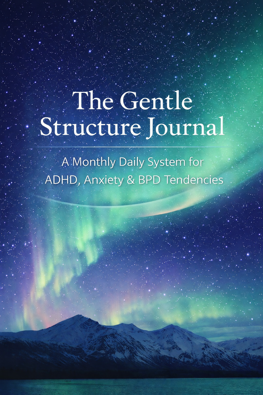 The Gentle Structure Journal - A Monthly Daily System for ADHD, Anxiety ...