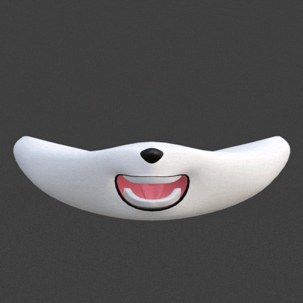 Mobian Muzzle | With ARkit Facetracking [Vrchat Asset]