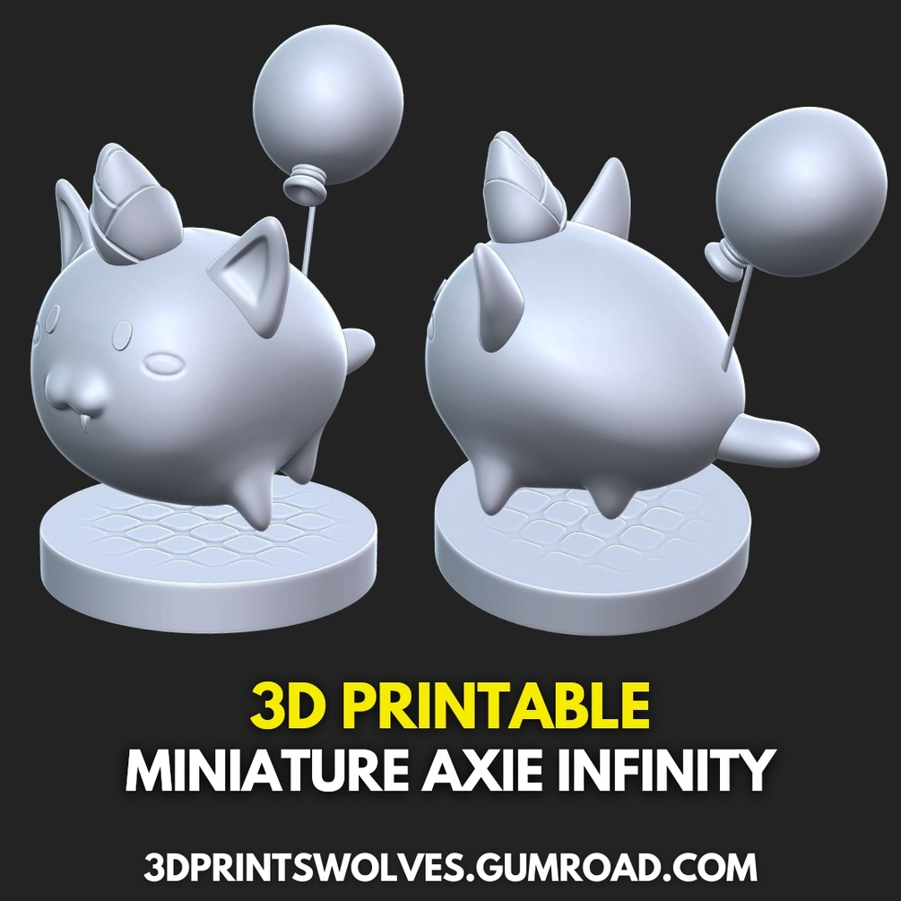 Miniature Axie Infinity Fear The Cracker Beast 3D Printable