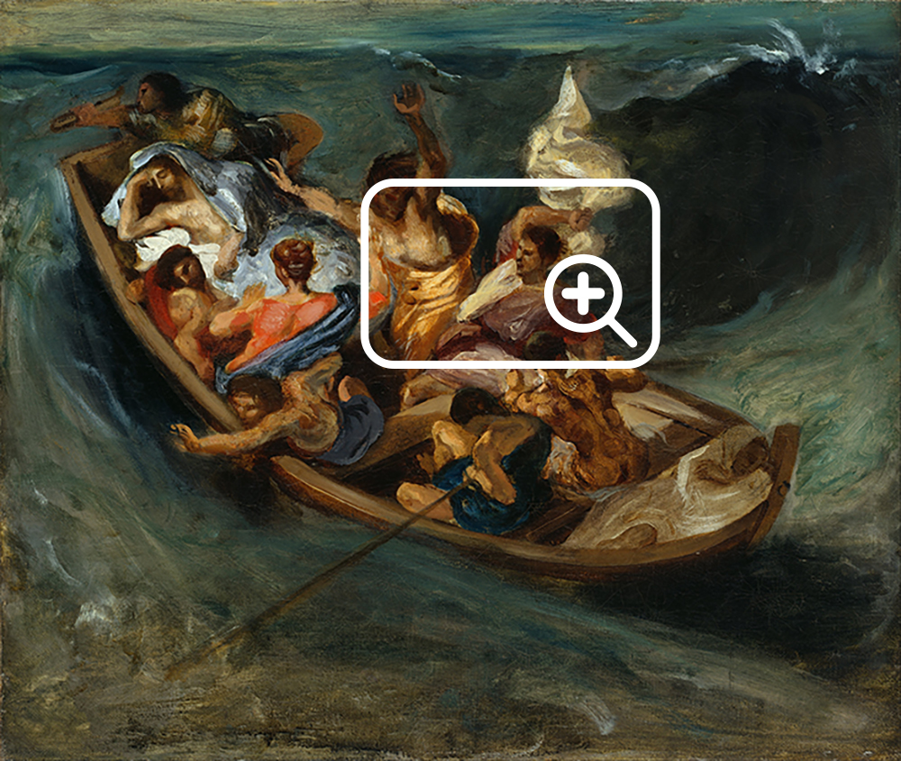195 digital images of Eugene Delacroix paintings, people landscape still life material