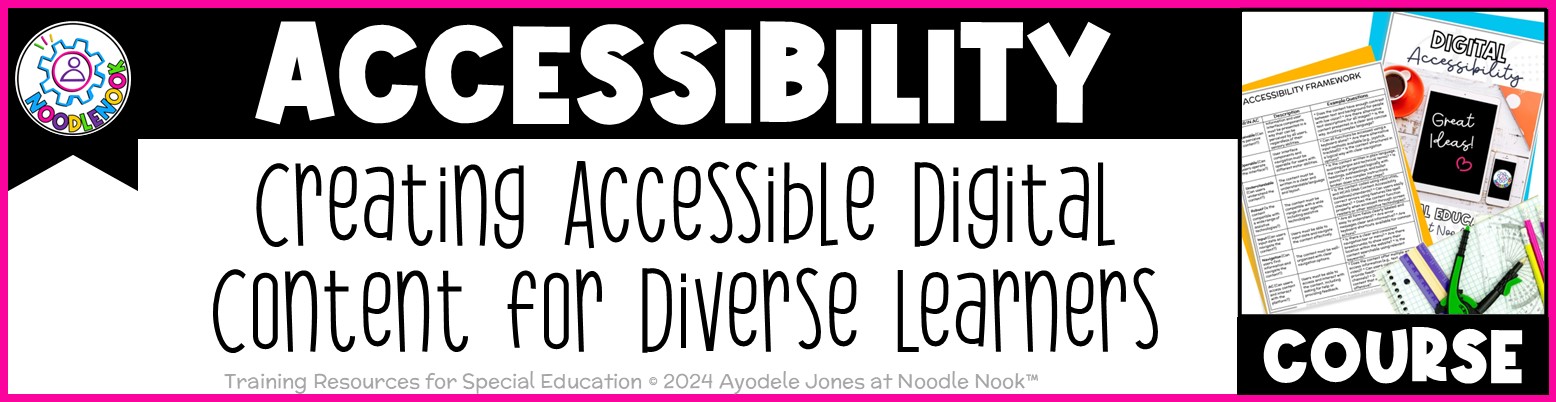Creating Accessible Digital Content (Digital Course) Supporting Diverse ...