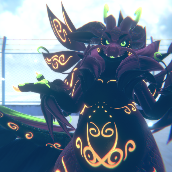 Body Texture for Estellios Dragon Model