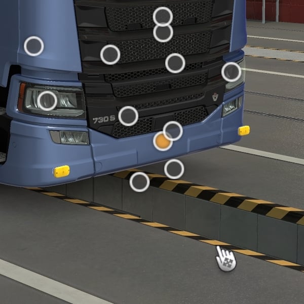 *[libox tuning part] Scania NG front bumper talmu lights by WC007 D3SIGN