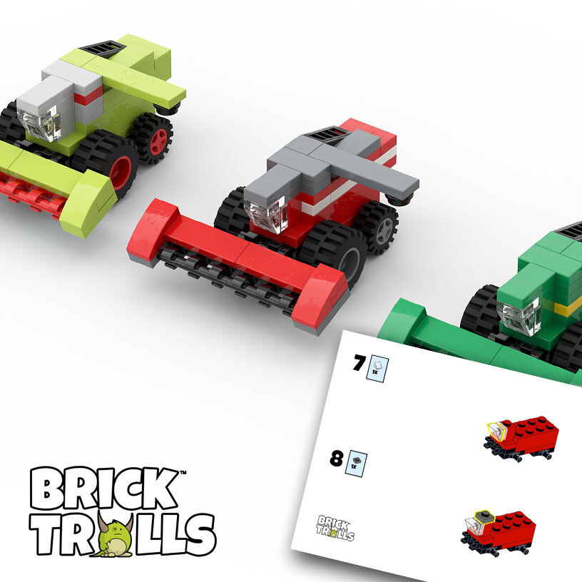 LEGO Micro Machines Combine Harvester PDF Instructions